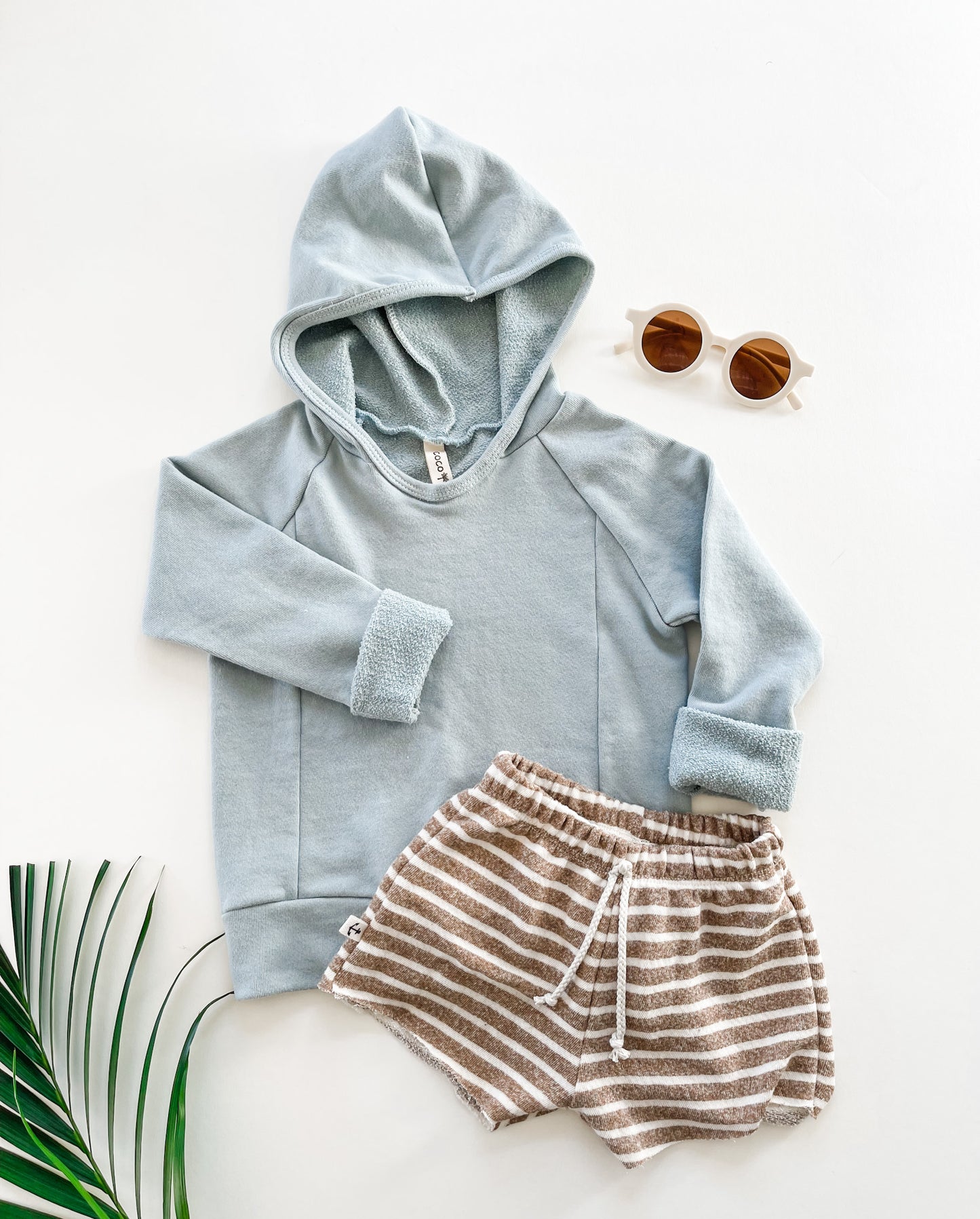 BEACH HOODIE - VINTAGE BLUE