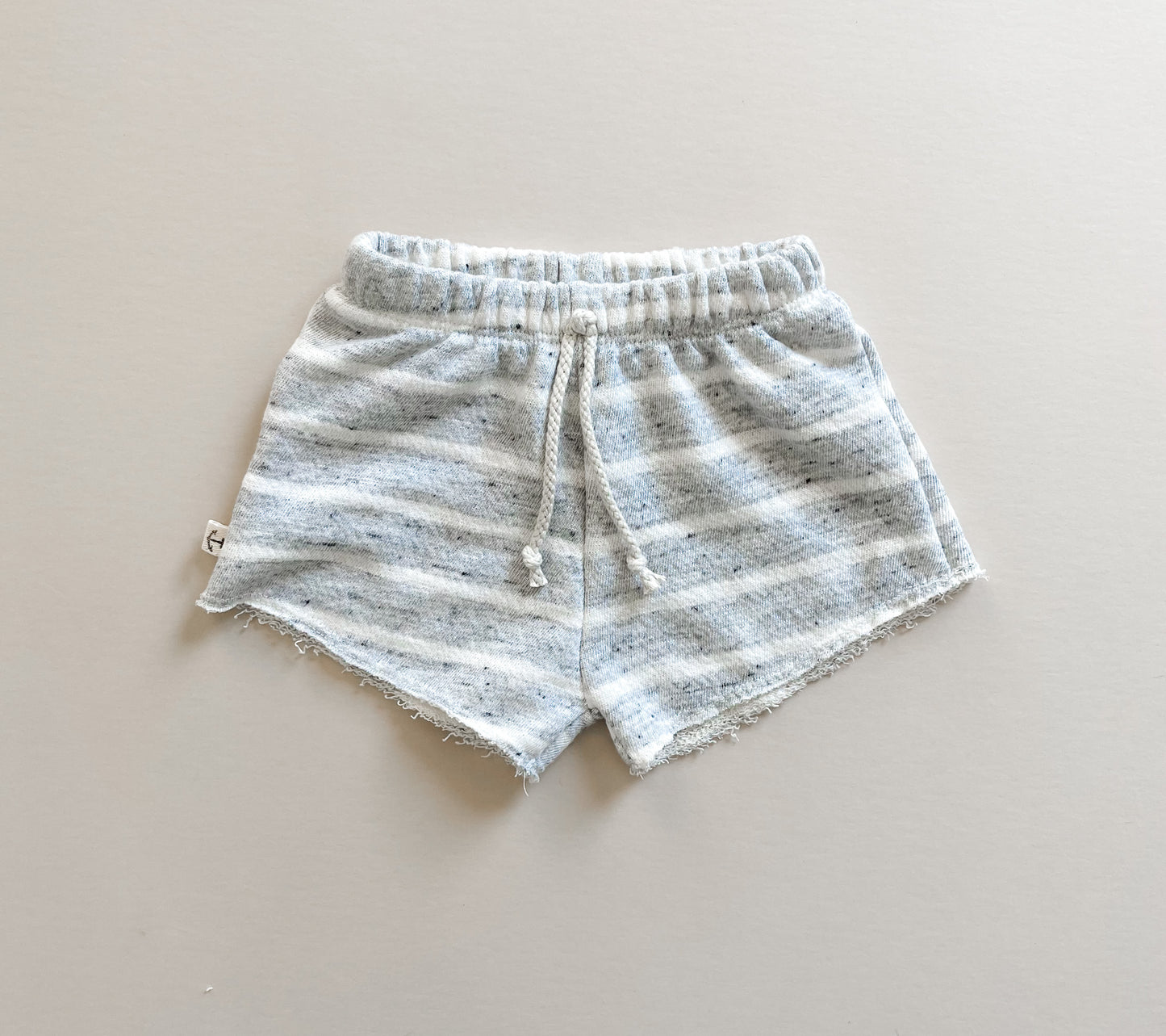 GIRL SHORTS - PEBBLE STRIPE CONFETTI