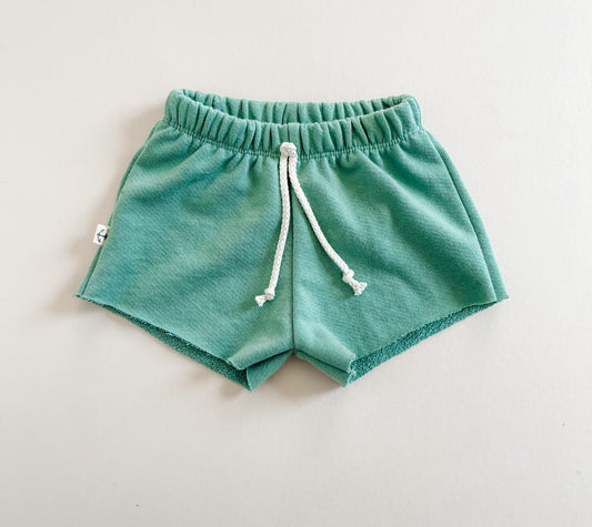 GIRL SHORTS - TROPICAL GREEN