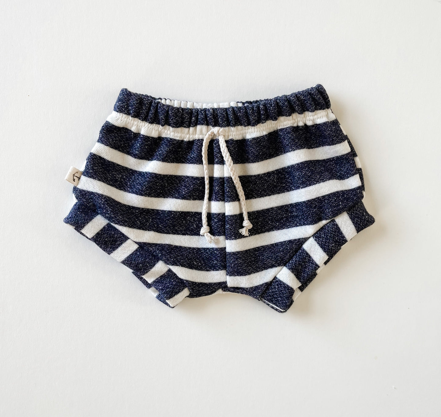 Shorties - Heather Navy stripe