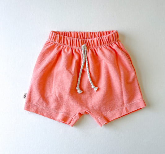 BOY SHORTS - NEON PEACH