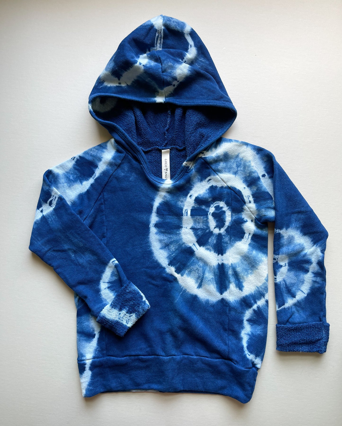 Beach Hoodie - Indigo Tie-dye SUN