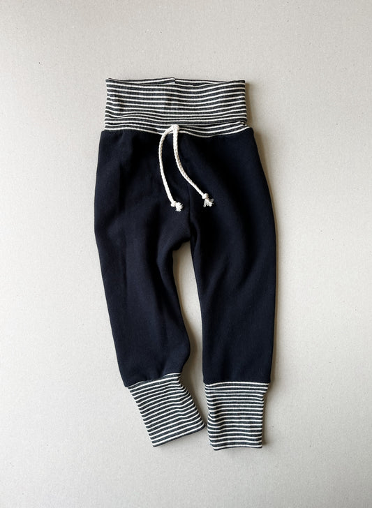 Lounge Sweats - Black / Stripe