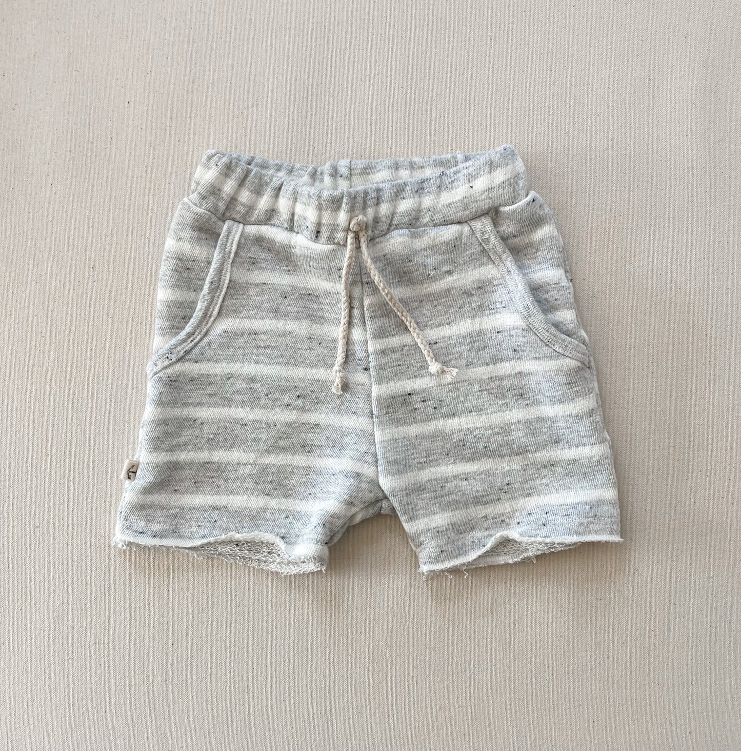 Jogger Shorts - Pebble Stripe Confetti (defect)