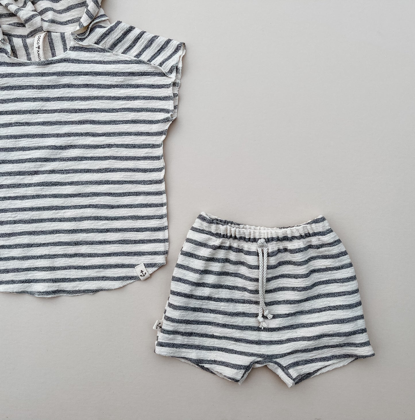 BOY SHORTS - GREY STRIPE